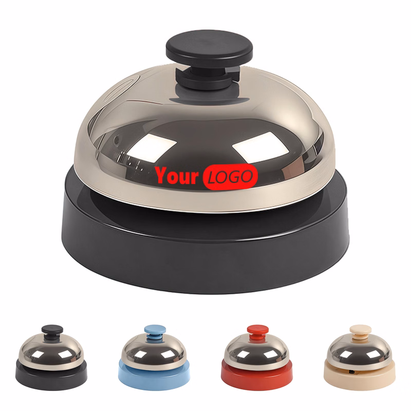 Metal Service Bell With Plastic Base