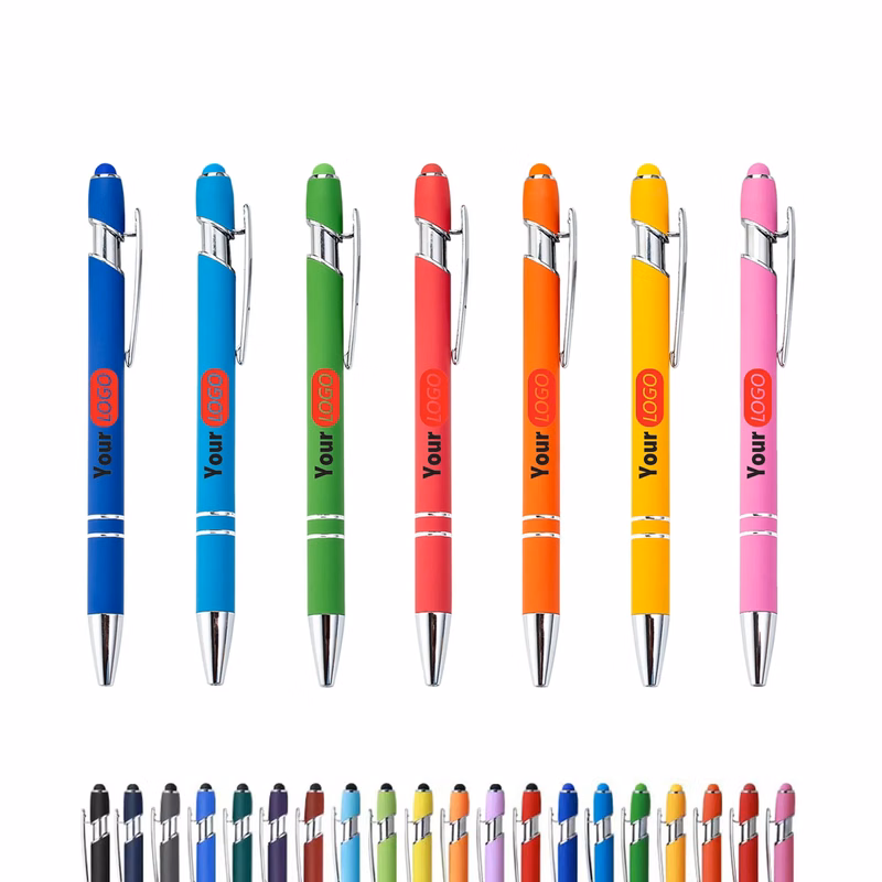 MOQ 50PCS 2-in-1 Life Stylus Ballpoint Pen Writing Comfort