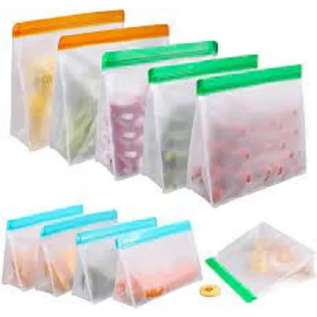 Reusable Storage Freezer Food Bags 1