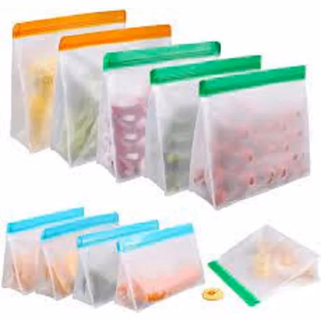 Reusable Storage Freezer Food Bags