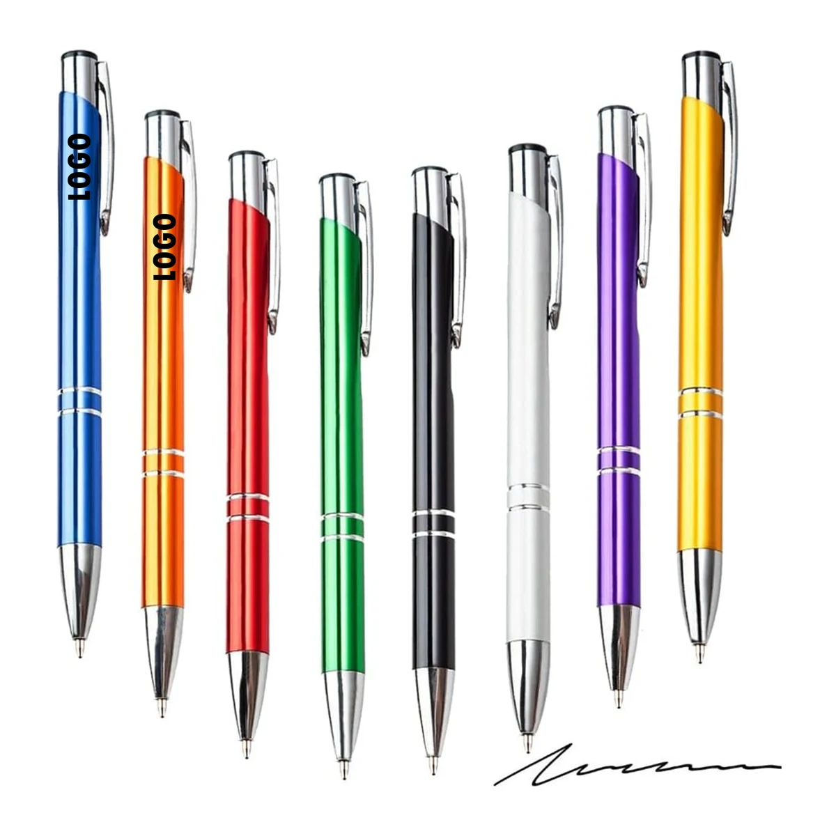 Metal Press Ballpoint Pen 1