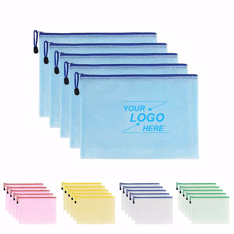 Zippered Mesh Document Organizer