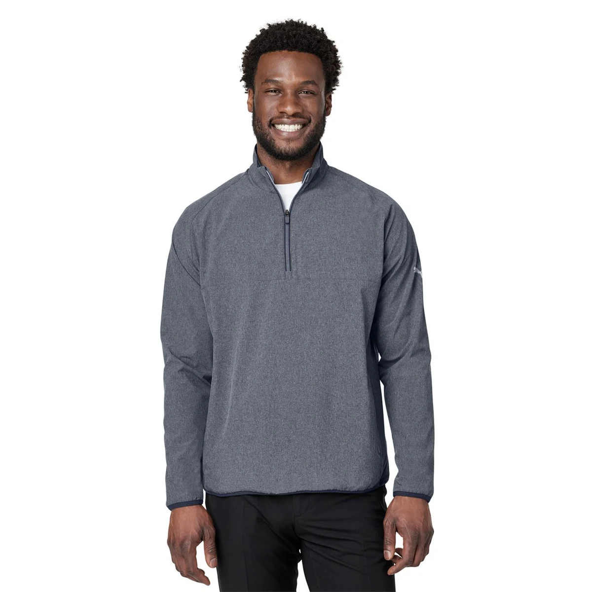 Men's Coastal Woven Quarter-Zip Pullover - 538931 1