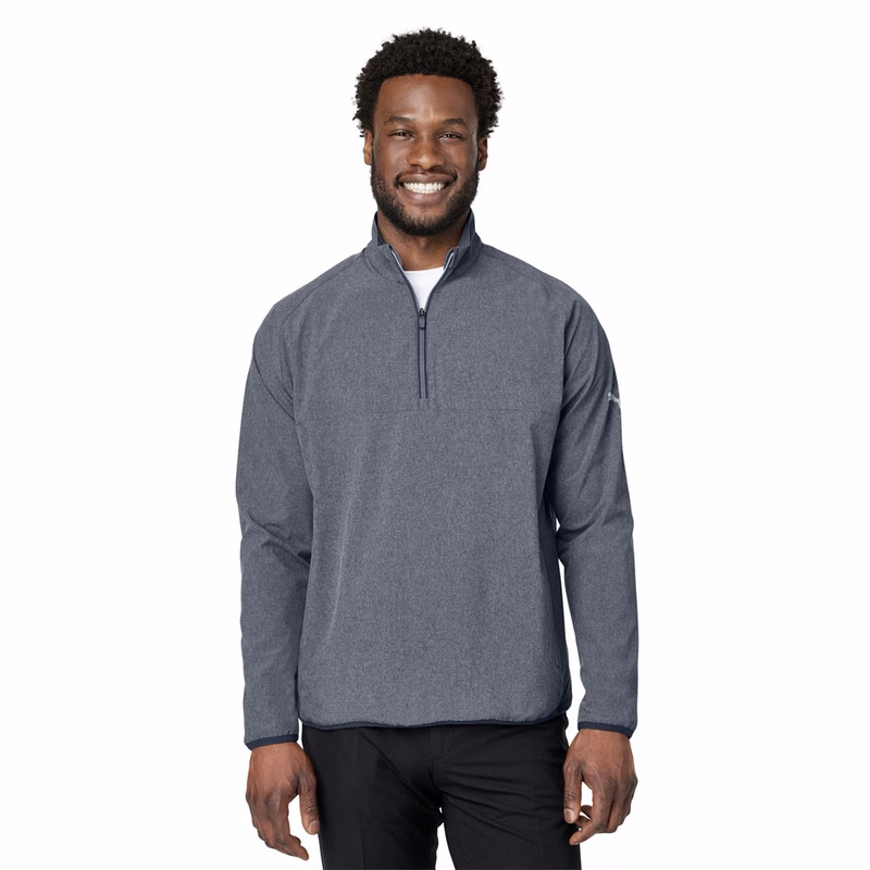 Men's Coastal Woven Quarter-Zip Pullover - 538931