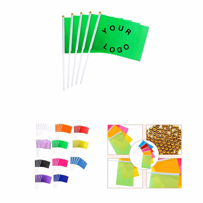 Polyester Stick Flag 5.52x8.27 Inches
