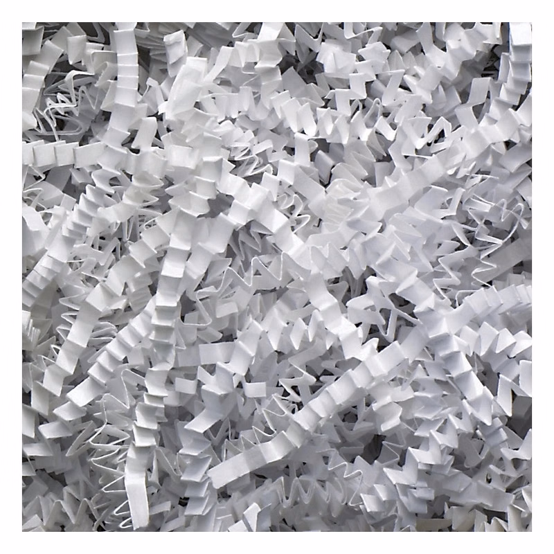 White Crinkle Cut Fill, 10 Lb. Box