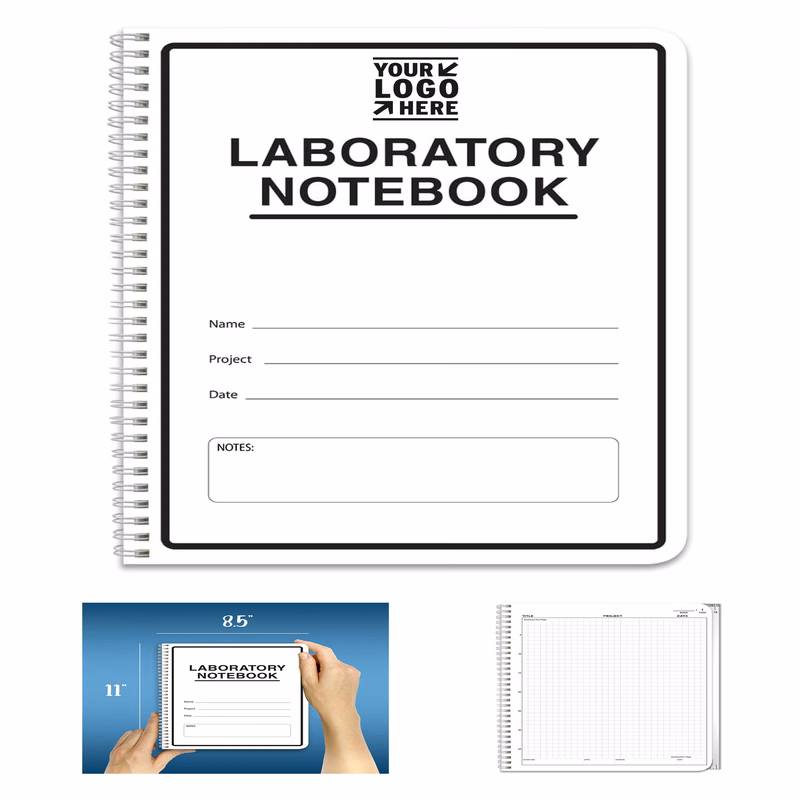 8.5" x 11" 100 Sheets Carbonless Lab Notebook