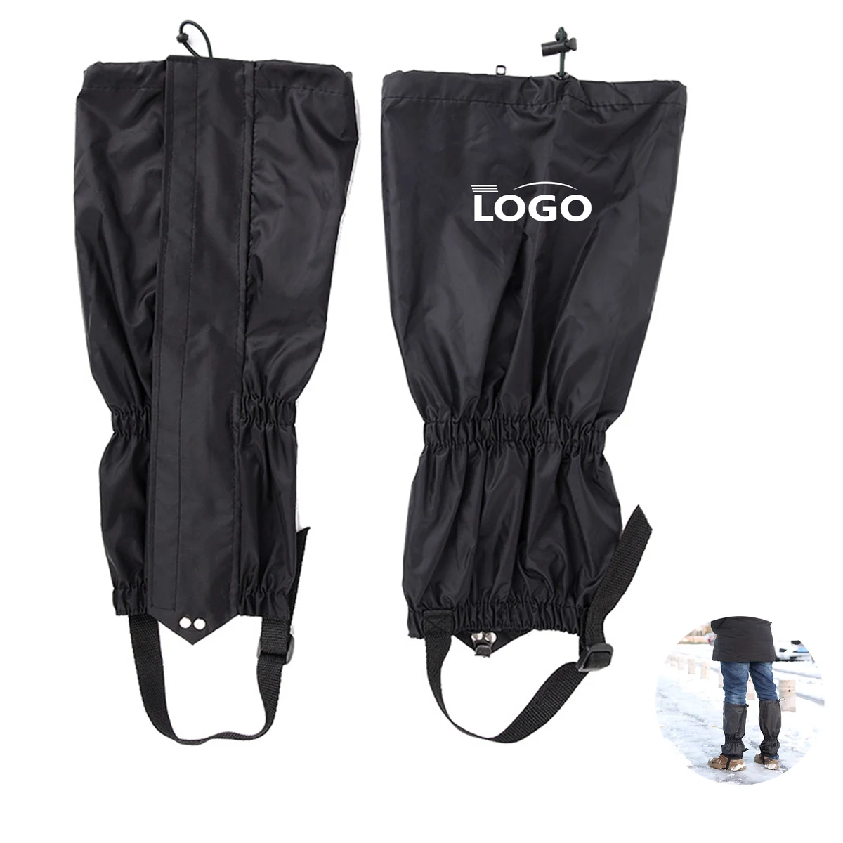 Outdoor zipper anti-sand and anti-insect leggings 1