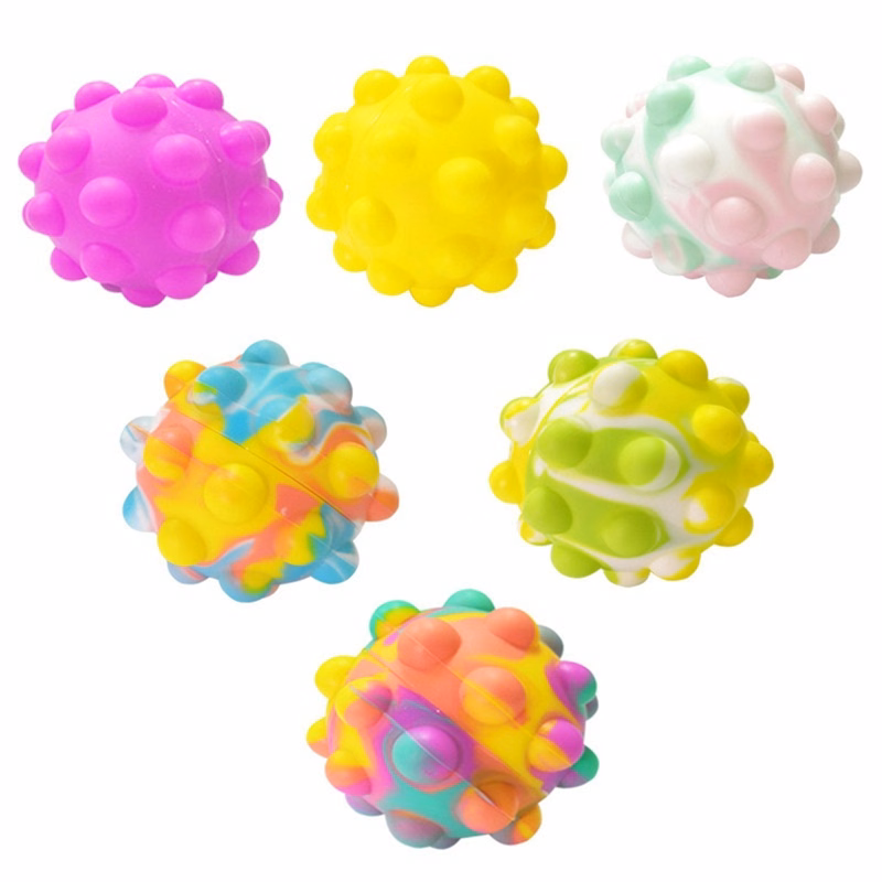 Silicone Push Bobble Fidget Ball