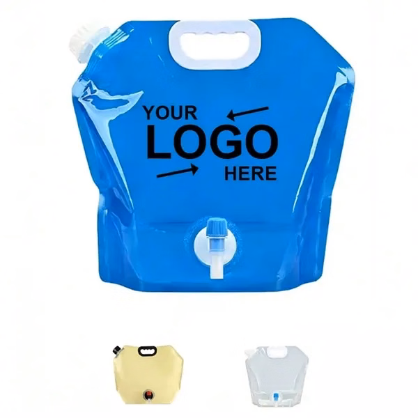 Custom 5 Liter Collapsible Water Carrier Bag — Portable Outdoor Storage Solution