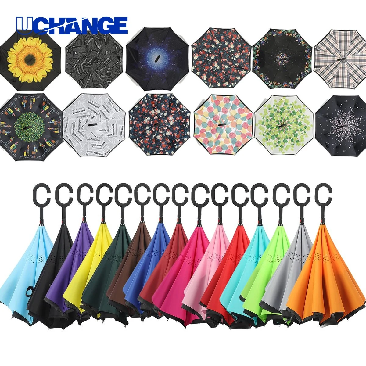 Large Reverse C-Handle Umbrella 1
