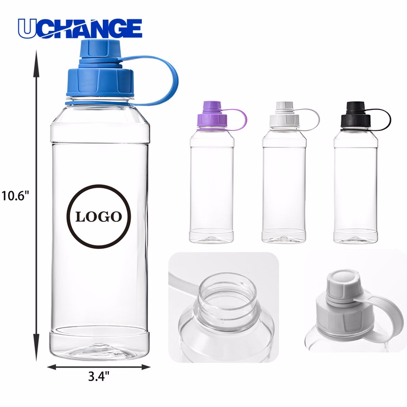 Lightweight Plastic Water Bottle Container (33 Oz)