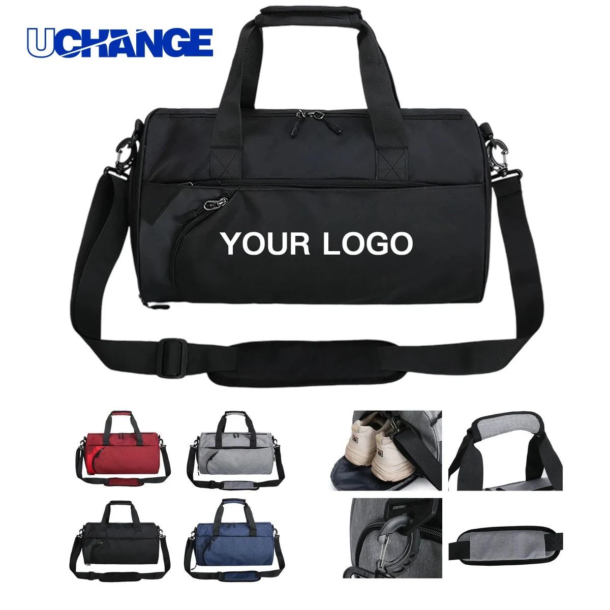 Nylon Sport Travel Bag Waterproof for Gym or Yoga 1