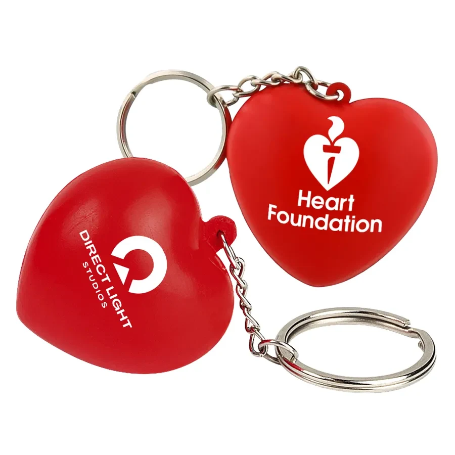 Heart Keychain Stress Ball 1