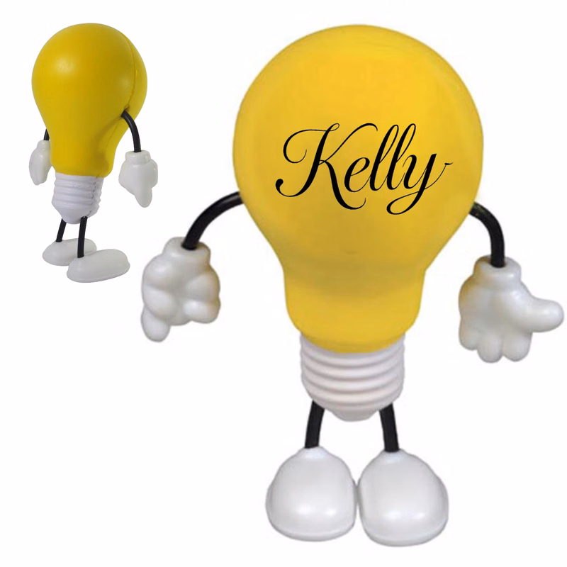 PU Foam Lightbulb Stress Reliever Figure