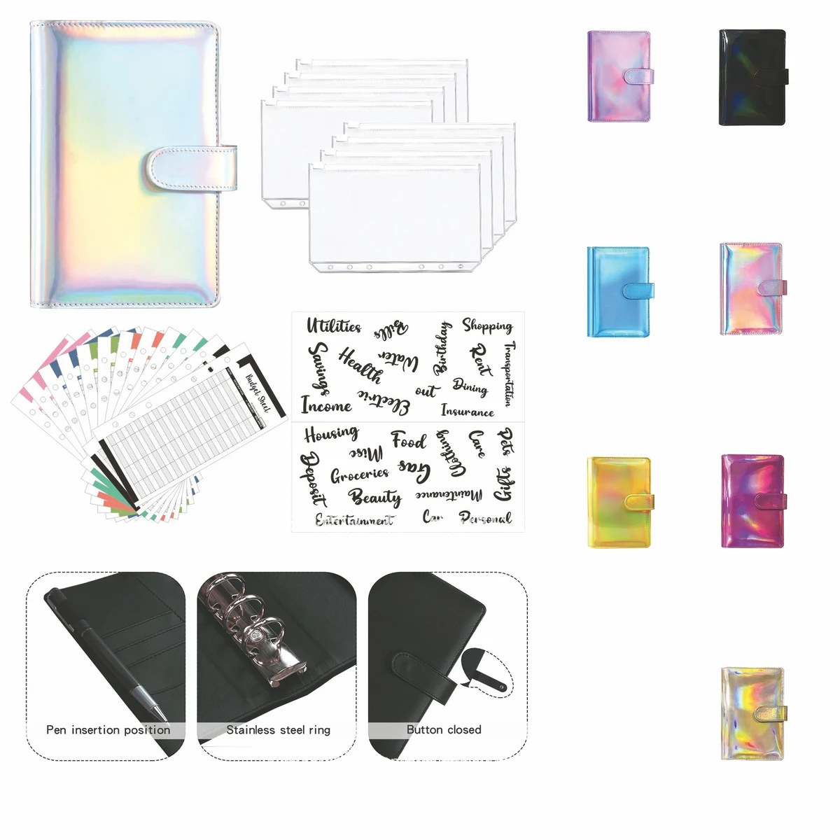 Laser Macaron Budget Notebook 1