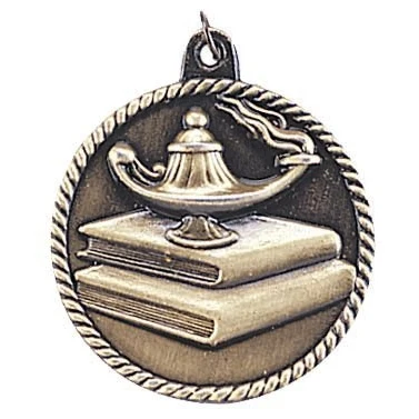 Lamp of Knowledge High Relief Medal 1