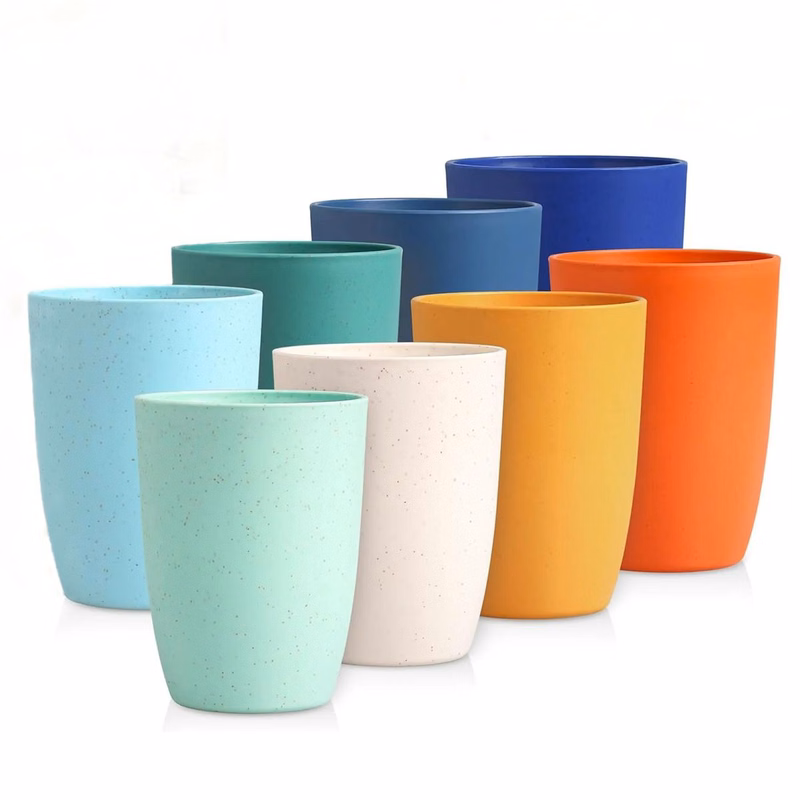 Reusable indestructible Wheat Straw Plastic Cup