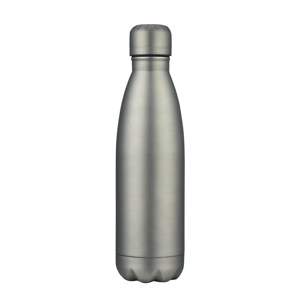 Endura 17 oz Gray Stainless Steel Bottle, custom water bottle with logo imprint 1