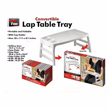 Convertible lap Table Tray