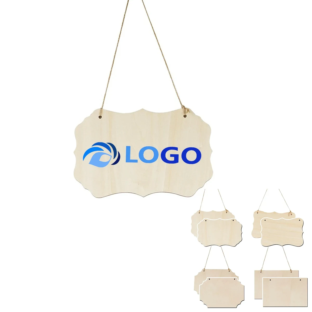 Full Color Customized Wooden Doorplate 1