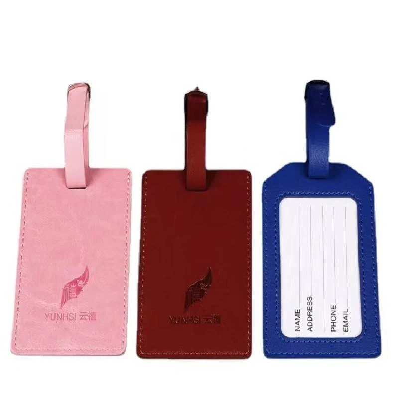 PU Leather Luggage Bag Case Tags 1