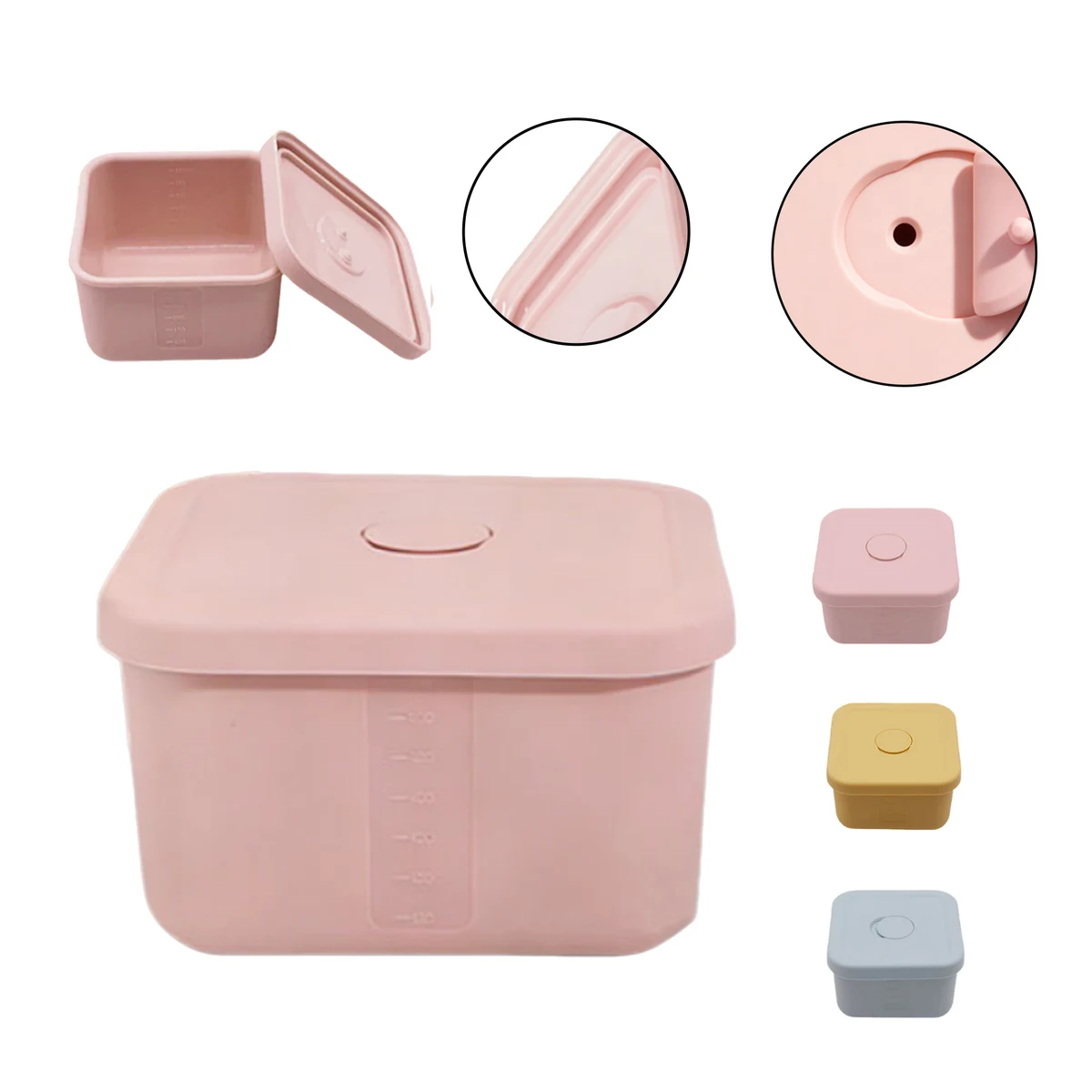 Silicone Food Storage Box 1
