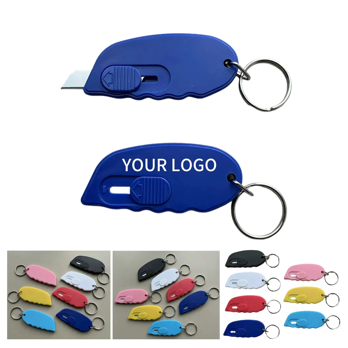 ABS Retractable Box Cutter Keychain 1