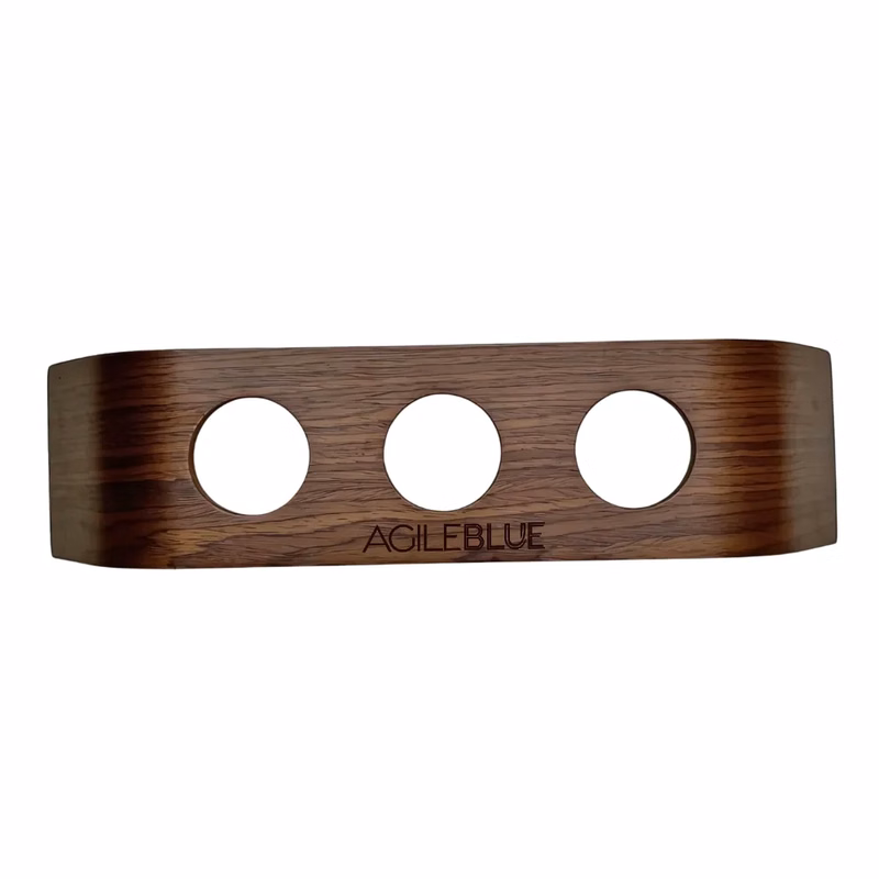3-Ring Luxury Wooden Flight Tray