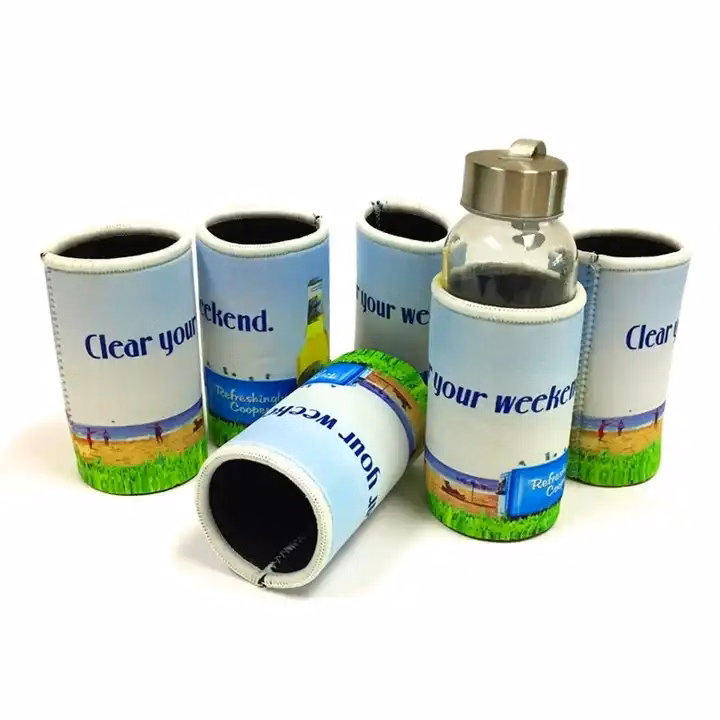 Neoprene Foam 8oz Mini Bottle Collapsible Cooler