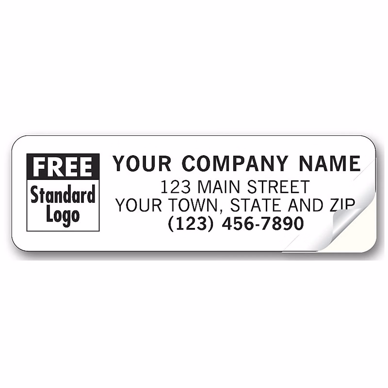 Label - Transparent Address Advertising, Padded