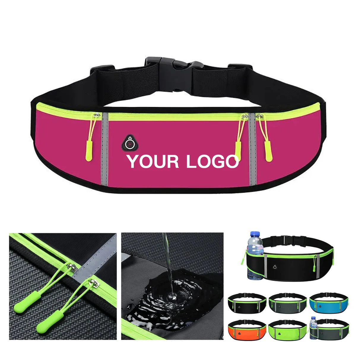 Lightweight Sports Waist Bag with Adjustable Strap 1
