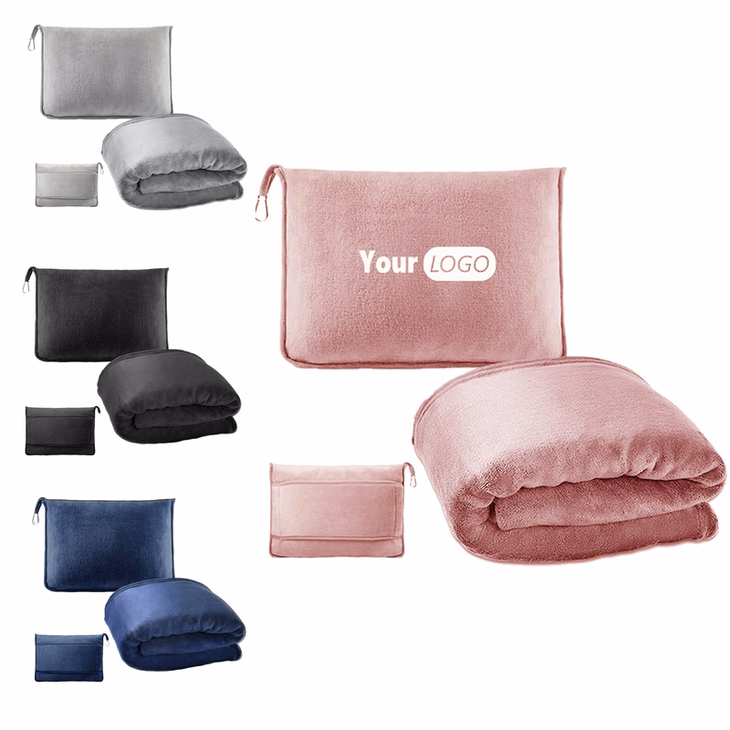 2-in-1 Pillow and Blanket Travel Set