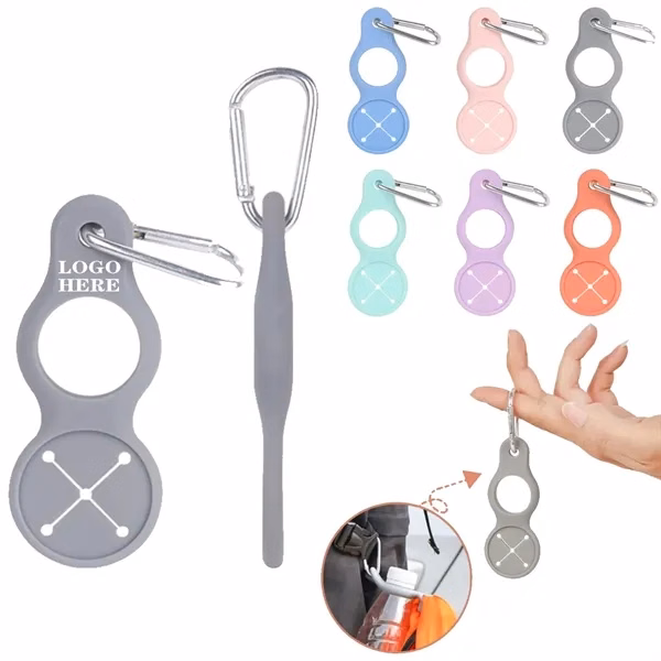 Custom Compact Water Bottle Clip 5.12-Inch — Hands-Free Hiking Hydration Gear