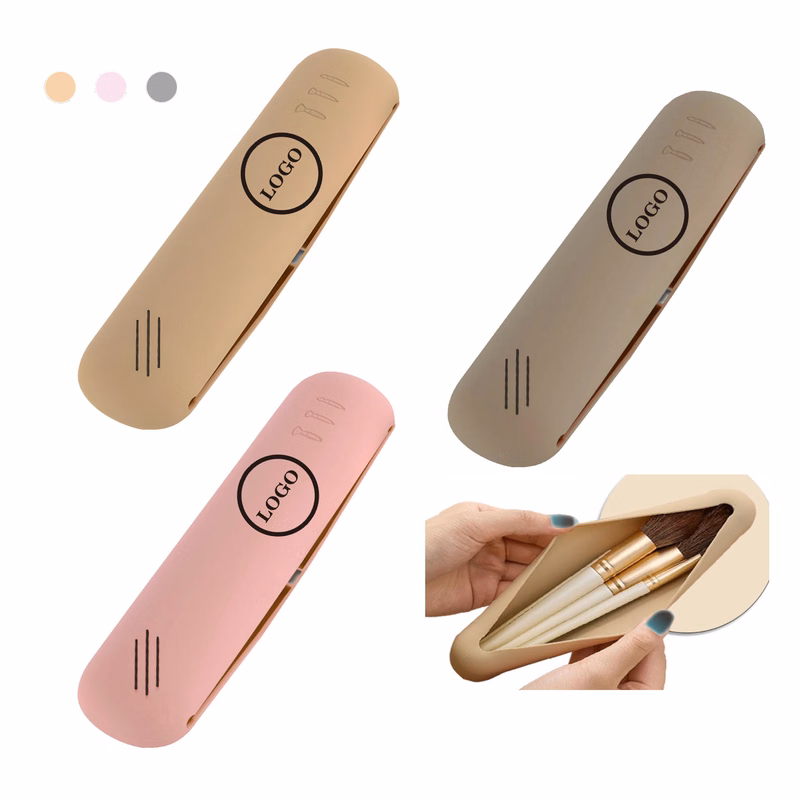 MOQ50 Silicone Makeup Brush Storage Bag