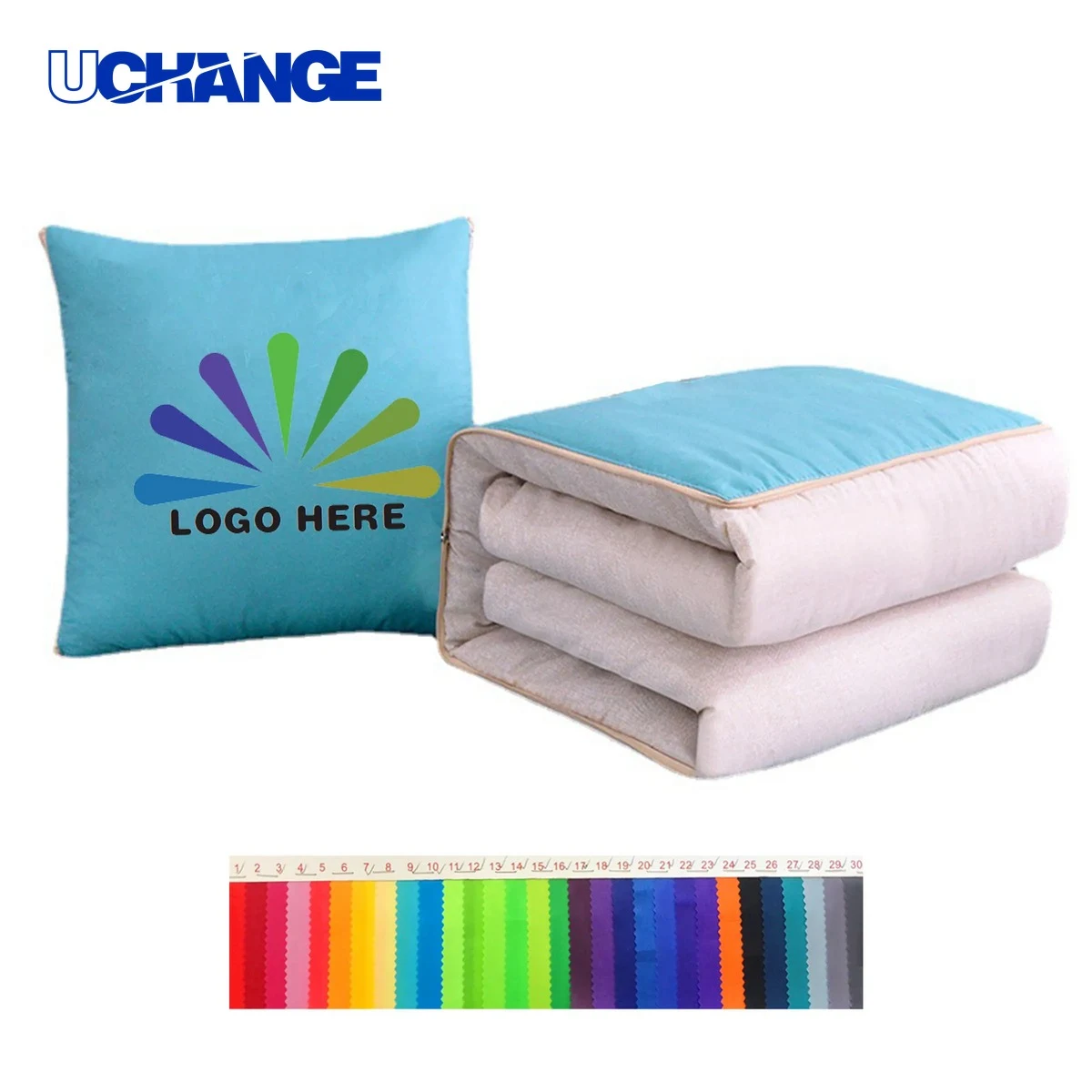 Airplane Travel Blanket and Pillow Set 1