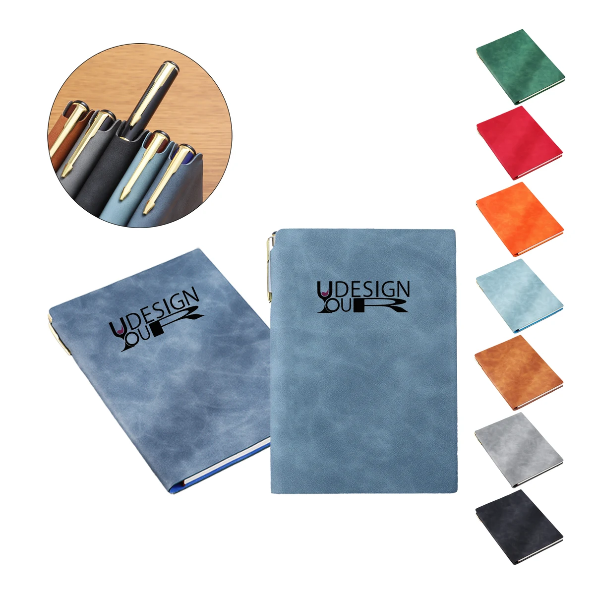 A5 Pen-Inserting Sheepskin Business Notebook 1