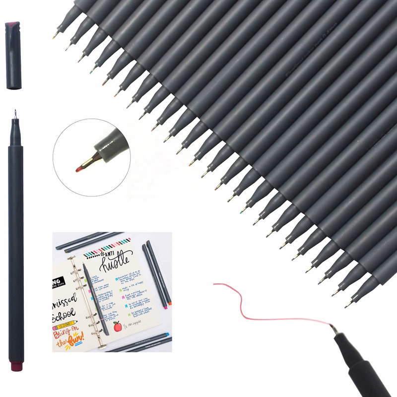 24 Colors Journaling Pens Set