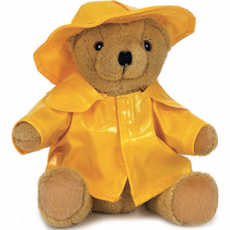10" Raincoat Bear