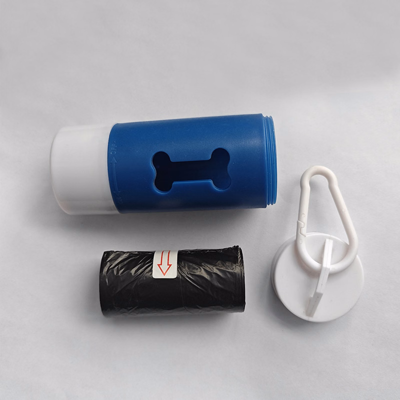 Led Flashlight Dispenser/Pet Poop Bag Holder