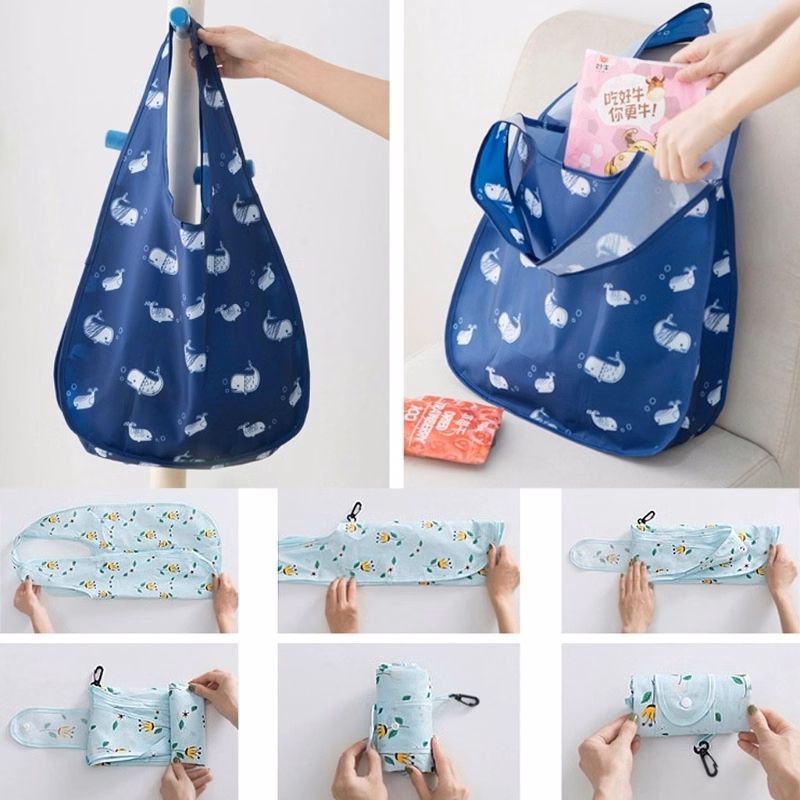 Eco Shopping Bag Travel Pouch Tote Handbag Shoulder Bags Casual
