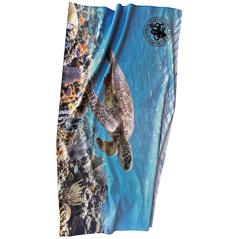 The WaveCrest™ Quickdry Beach Towel