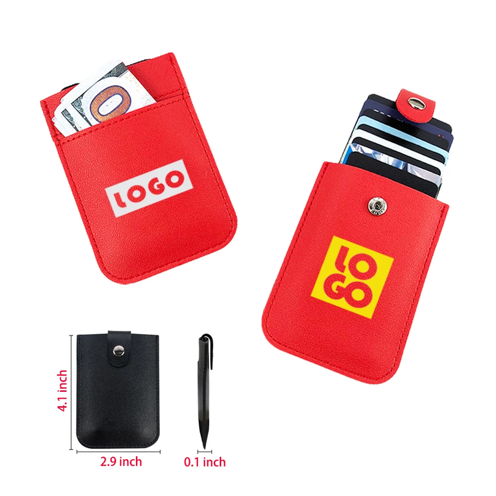 Slim PU Layered Pull-Tab Card Wallet 1