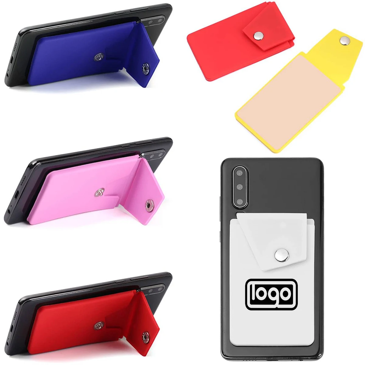 Cell Phone Silicone Wallet 1