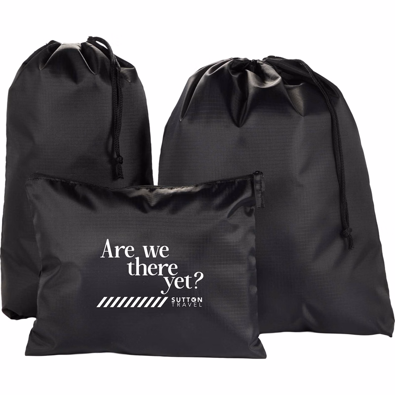 Recycled Travel Bag Set
