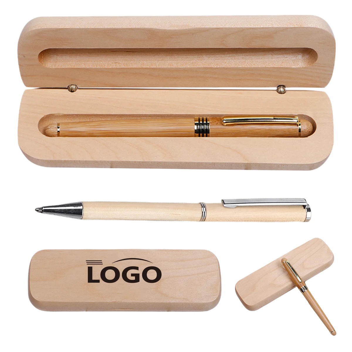 Bamboo Ballpoint Pen Set 1