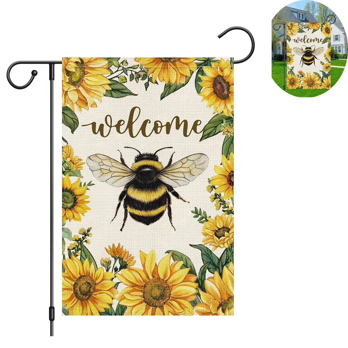 12" X 18" Sublimated Yard Flag 1