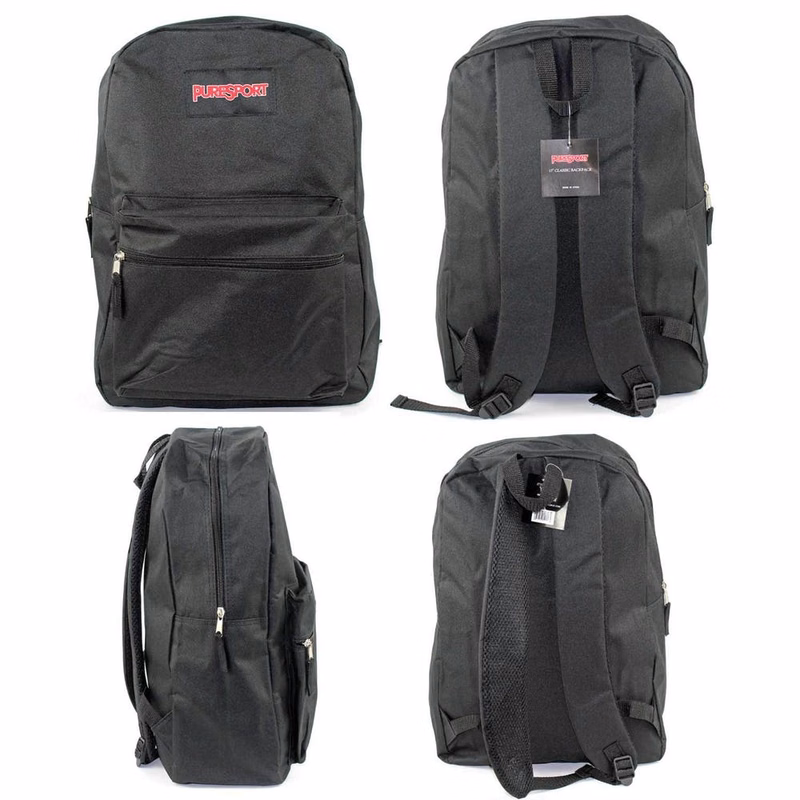 Classic Backpacks - Black 17"