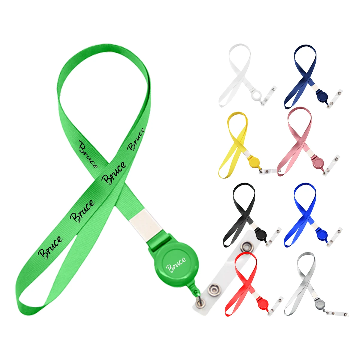 Retractable Lanyard Badge Holder Combo 1