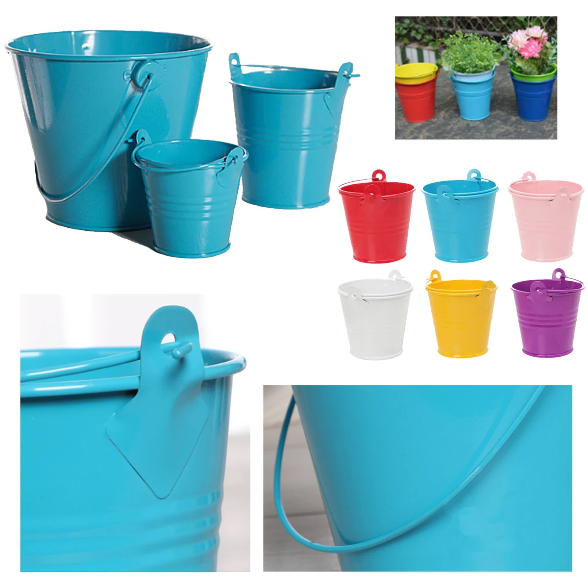 Creative Mini Iron Bucket 1